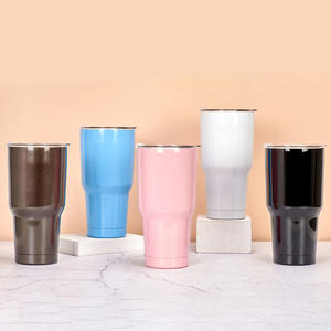 แก้วมัคสแตนเลสพ่นสีขนาด30ออนซ์แก้วมัคสแตนเลสแก้วลายเทอร์โมส์ฝาสไลด์แบบดั้งเดิม2025สินค้าใหม่มาแรง - Product Image 5