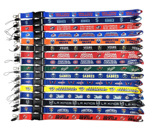 Tùy Chỉnh Key Nhiệt Chuyển Giao In Ấn Polyester Dây Buộc Bền Dệt/Polyester Cổ Dây Buộc Móc Phụ Kiện Cho Key Tổ Chức - Product Image 1