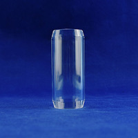Tube en quartz fondu de haute pureté 99,99 %, résistant à la chaleur, transparent, pour équipement semi-conducteur et UV, poli, pour le pliage, la soudure et la découpe