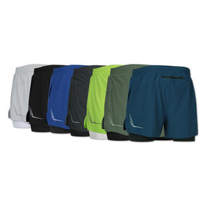 Short de compression pour homme léger et performant pour courir avec poches zippées - Product Image 1