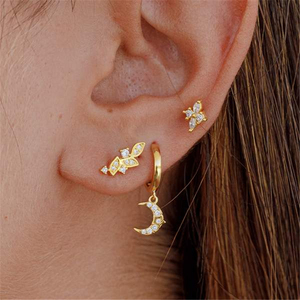 ROXI Joyería de Moda con Diseño Floral, Pendientes de Plata de Ley S925 - Product Image 4