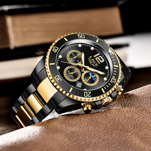 <span class=keywords><strong>2022</strong></span> Lige 8924, relojes <span class=keywords><strong>de</strong></span> cuarzo con tres esferas, reloj resistente al agua <span class=keywords><strong>de</strong></span> acero inoxidable, marca superior para hombre - Product Image 3