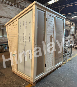 <span class=keywords><strong>Sauna</strong></span> di Lusso per 4 Persone in Cedro Rosso Personalizzata - Vapore Umido con Ozono e Circolazione Uniforme del Calore per il Benessere - Product Image 2