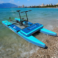 Ridewave Nouvelle Collection Aluminium Vélo D'eau Pédale Bateaux Pontons Gonflables Vélo Flottant en Vente