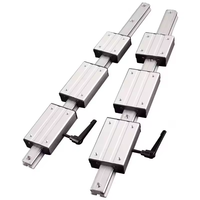 ZJDY LGB6-60-4UU Guides linéaires à double axe de freinage, composants de base à roulement verrouillable pour systèmes automatiques et machines à bois