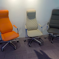 Chaise de bureau de luxe en cuir, moderne, pour boss et gestion