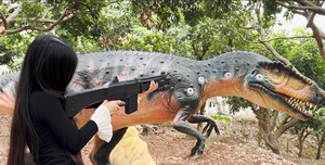 Parque Jurásico tamaño de la vida de tiro Animatronic dinosaurio modelo juegos de pistola - Product Image 6