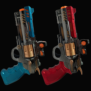 Pistola Giocattolo Elettrica a Forma di Revolver con Luci Lampeggianti <span class=keywords><strong>e</strong></span> Suoni Realistici per Bambini - Product Image 2