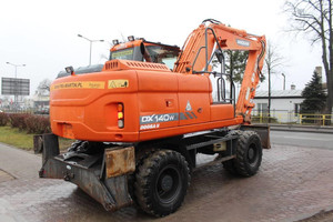 Excavadora de orugas Doosan Dh 140W-7 usada, pequeña, excavadora de 14 toneladas, Dh140W, equipo original de Corea del DH140W-7 - Product Image 4