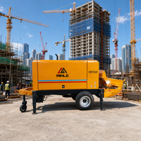 Promotion : Pompe à béton électrique Minle HBTS40, 40m³/h, 10MPa, portée 500m, 55kW, avec pompe Kawasaki pour la construction de tours de grande hauteur