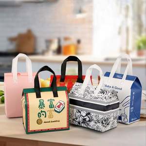 Sacs isothermes en non-tissé écologiques YUCAI, imperméables, durables, avec poignée personnalisée, pliables et portables, vente en gros - Product Image 2