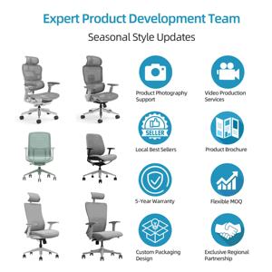 Nordic <span class=keywords><strong>di</strong></span> lusso sedie da <span class=keywords><strong>ufficio</strong></span> <span class=keywords><strong>di</strong></span> fascia alta ergonomica reclinabile regolabile girevole <span class=keywords><strong>sedia</strong></span> da lavoro Executive per alleviare il dolore alla <span class=keywords><strong>schiena</strong></span> - Product Image 4