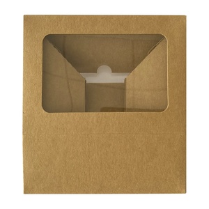 Hộp Bánh Donut Bánh Ngọt Lớn Cửa Sổ 12 Inch Gấp Lại Được Tùy Chỉnh Trực Tiếp Từ Nhà Máy Hộp Đóng Gói Bánh Trong Suốt Màu Trắng Kraft Hộp Giấy - Product Image 6