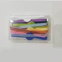 Lot de 6 marqueurs de verres en silicone longs pour gobelets, étiquettes de vin pour bar et fête, marqueurs universels pour boissons