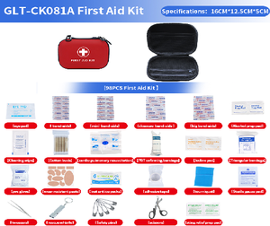 Mini Individuele Reis EHBO-<span class=keywords><strong>Kit</strong></span> Camping Medische Benodigdheden Noodpakket Tas Anesthesie Ademhalingsmasker - Product Image 4