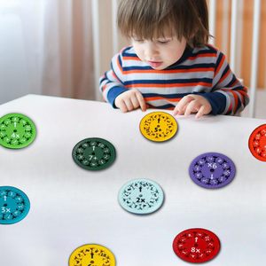 เกมคณิตศาสตร์สำหรับคู่หูการเรียนรู้ ฝึกทักษะคณิตศาสตร์ ของเล่นหมุนเสริมพัฒนาการ ฟิดเจ็ตสปินเนอร์คณิตศาสตร์สำหรับเด็ก - Product Image 3