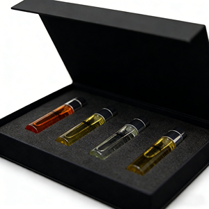 ชุดกล่องของขวัญน้ำหอมแบบขายส่ง 4 ชิ้น ขนาด 10 มล. ขวดแก้วแบบลูกกลิ้งเติมได้ พร้อมบรรจุภัณฑ์พิมพ์ลายตามสั่งสำหรับเครื่องสำอาง - Product Image 6