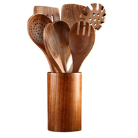 Gadgets de cuisine en teck, ensemble d'ustensiles de cuisine, avec logo, offre spéciale, 2021