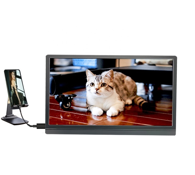 13.3'' 1080p IPS Portable Monitor FHD Gaming Monitor Monitors Pc with TYPE-C HDMI Ports for Laptop Computer Phone