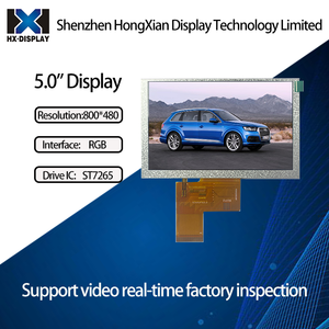 Fourniture directe d'usine Écran <span class=keywords><strong>LCD</strong></span> 5 pouces Écran <span class=keywords><strong>LCD</strong></span> 5 pouces 800*480 Écran d'affichage de module <span class=keywords><strong>LCD</strong></span> TFT IPS RGB - Product Image 2