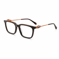 Montures de lunettes optiques carrées rétro pour enfants, lunettes colorées avec décoration de hibou pour enfants, garçons et filles, lecture et étude