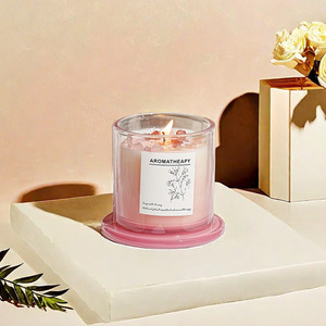 Aromatheapy Scented Candle Soy Wax Crystal Lid Home Decoration Long Lasting Fragrance Gift - Product Image 2