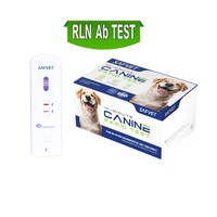 Canine Rln Kit de test de grossesse précoce pour chien Relaxin (Rln) Bandelettes de cassette de test rapide pour animaux Chien avec du sang