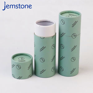 Emballage de boîte de tube en papier biodégradable de haute qualité avec logo personnalisé - Product Image 1