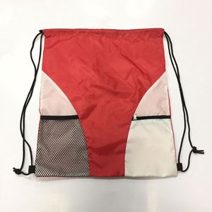 Advertising Promotion Personalized Logo Polyester Cloth Rope Bag Storage <b>Drawstring</b> <b>Backpack</b> Bag 16 Colors Available - Product Image 2