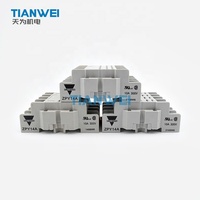 Carlo Gavazzi ZPY14A Socle de relais 14 broches à bornes à vis 10A 400VAC pour relais électromécanique RPY 4PDT Montage sur rail DIN