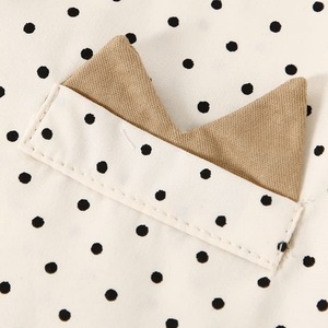 Ensemble formel pour petit garçon : chemise à pois en mélange de coton, <span class=keywords><strong>pantalon</strong></span> à bretelles et nœud papillon - Product Image 5