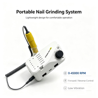 Machine à ongles professionnelle Strong Max ONE 105L avec moteur brossé en plastique, 35000 tr/min, OEM, marque privée