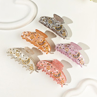 Pinces à cheveux étoile et lune tendance pour femmes et filles, pinces à cheveux vintage colorées en acétate et strass, bijoux cadeau, pince à cheveux