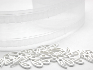 Cinta de cortina enrollable para S, cinta <span class=keywords><strong>plegable</strong></span> de onda, plisada - Product Image 4