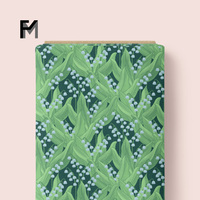 Tissu en coton doux Finemore 2025 avec motifs floraux printaniers personnalisés – Textiles créatifs pour projets DIY