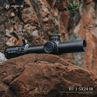 Aluminum Alloy Fast Focus 30mm HT1-5X24IR SFP IR Tactical Hunting Outdoor Shooting LPVO Waterproof Shockproof Scope