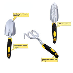 Nouvel arrivage de ciseaux modernes en métal <span class=keywords><strong>Pelle</strong></span> à bêche Cultivateur Sécateur Kit d'outils à main de jardin - Product Image 6