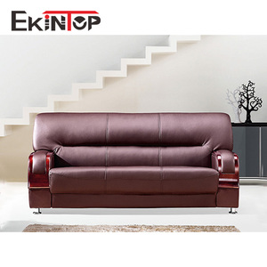 Juego de Sofás Seccionales Modernos de Alta Calidad para Oficina Ejecutiva y Sala de Estar, Cuero PU, Estructura de Madera/Hierro, Tamaño y Color Personalizables - Product Image 4