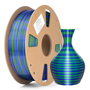 Filamento de Seda para Impresión 3D de Alta Calidad, 1KG, Multicolor, PLA Seda Tricolor, 1.75mm, Varillas de Plástico para Impresoras 3D - Product Image 4