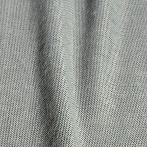 J1017 High Quality Wholesale Soft Jersey Knit Sweater Fabric 85% <strong>Ramie</strong> 15% Nylon Natural <strong>Yarn</strong> Dyed Knitted Cloth for Dresses - Product Image 5