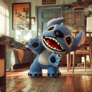 MINISO Lilo & Stitch Caja Sorpresa Furry Adventure Adornos Flocados de Peluche Largo Stitch Serie <span class=keywords><strong>Interestelar</strong></span> Decoración de Escritorio Regalos - Product Image 6