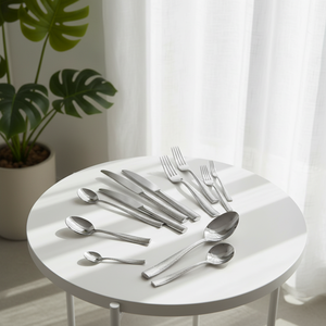 Offre Spéciale : Ensemble de Couverts Argentés Économiques pour Restaurant – Cuillères, Fourchettes et Couteaux en Acier Inoxydable Poli Miroir pour Mariages et Événements - Product Image 2