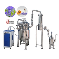Machine de distillation d'huiles essentielles de 500L pour l'extraction aromatique de fleurs d'arbre à thé, d'herbes, de vanille, de rose et de citronnelle