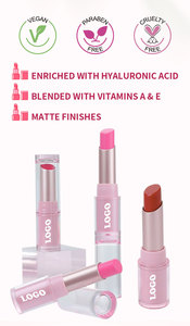 Rouge à lèvres mat longue tenue sans logo pour marque privée, résistant à l'eau et aux transferts, effet brumeux classique - Product Image 4