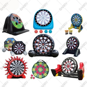 Outdoor Kick Darts calcio gonfiabile calcio calcio Golf Dart Board gioco gonfiabile di <span class=keywords><strong>freccette</strong></span> di calcio con palline appiccicose - Product Image 3