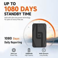 YOGU 4200mAh Alarm Anti-pencurian Pelacak Truk YG-T84 Versi Baterai 2G+4G Pelacak GPS Magnetik Nirkabel Aplikasi Gratis