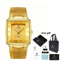 Montres à quartz originales de luxe Gohuos 8824, étanches, avec aiguilles lumineuses, pour hommes, Reloj Para Hombre, Montre Homme