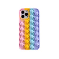 Coque de téléphone portable anti-choc, anti-pression, anti-chute, à bulles, en silicone, pour FD