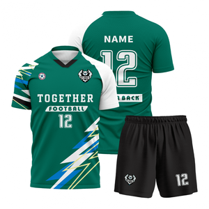 ชุดเสื้อฟุตบอลฝึกซ้อมสำหรับผู้ชายและเด็ก ประกอบด้วยชุดวอร์มสำหรับการเล่นฟุตบอลอย่างมืออาชีพ - Product Image 4