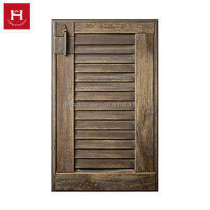 Collection de portes de cuisine rustiques en bois massif Happy Houses, style ferme, rivetées/lamelles/à croisillons, pour projets de portes de grange - Product Image 2